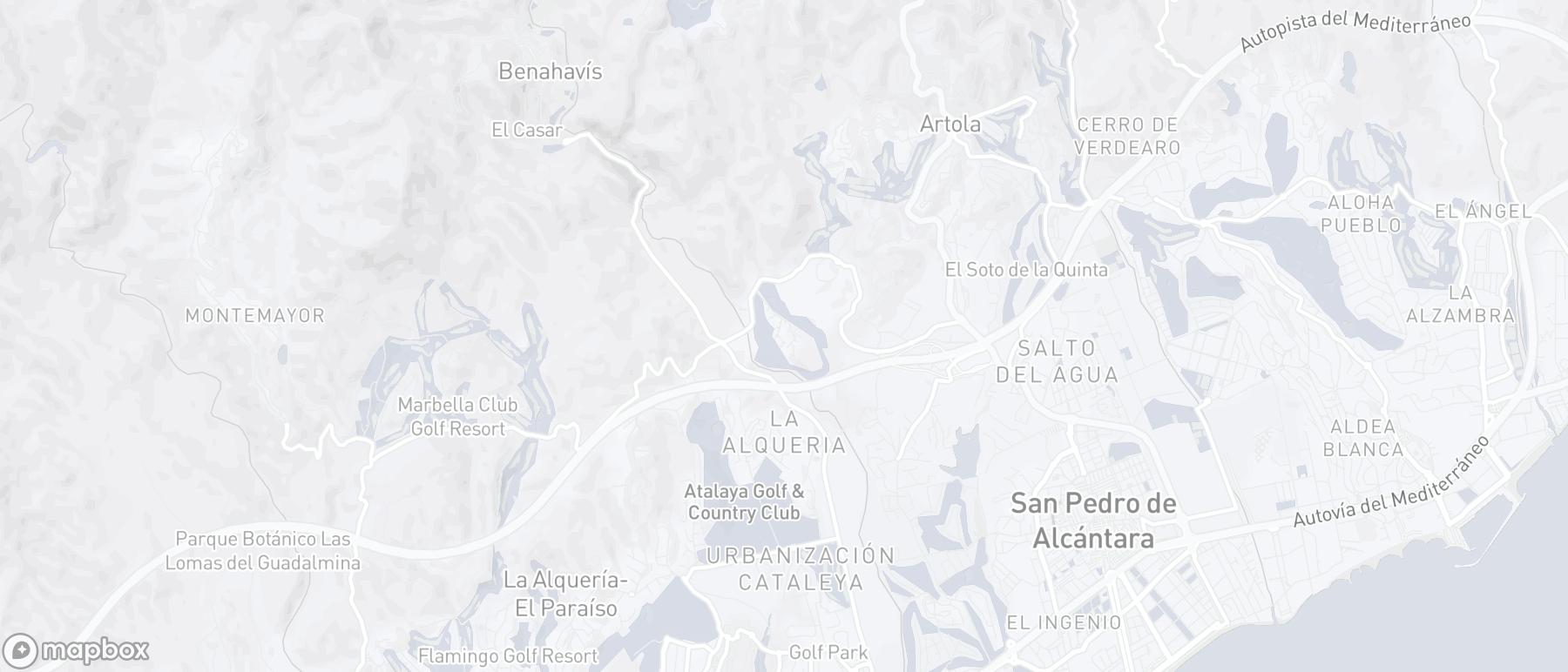 Mapa de ubicación de la propiedad, Los Capanes del Golf, Benahavis