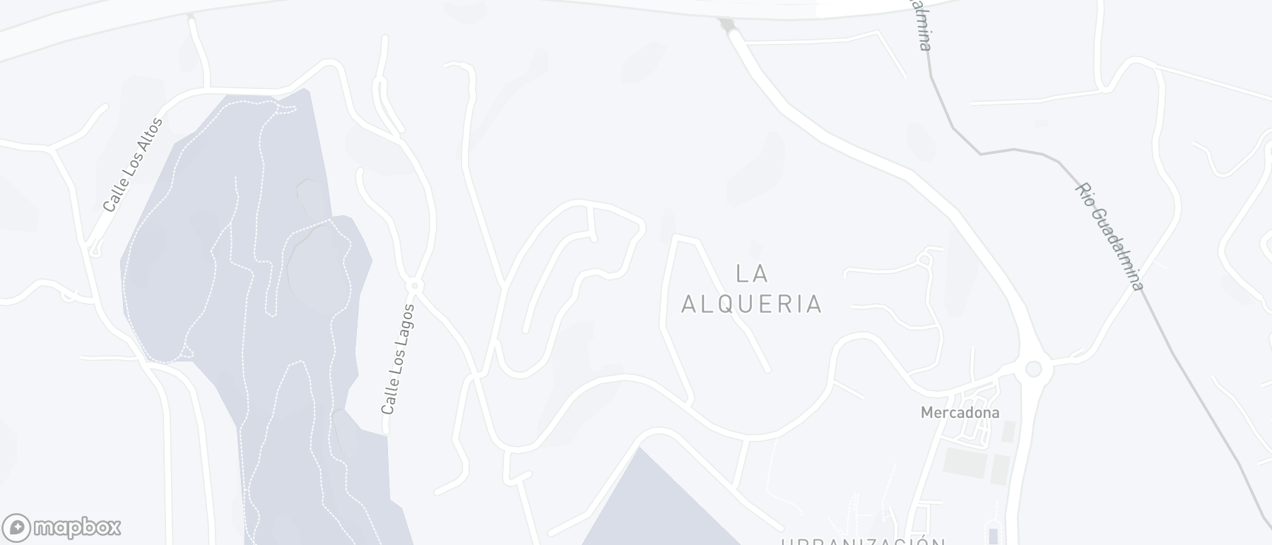 Mapa de ubicación de la propiedad, La Alqueria, Benahavis