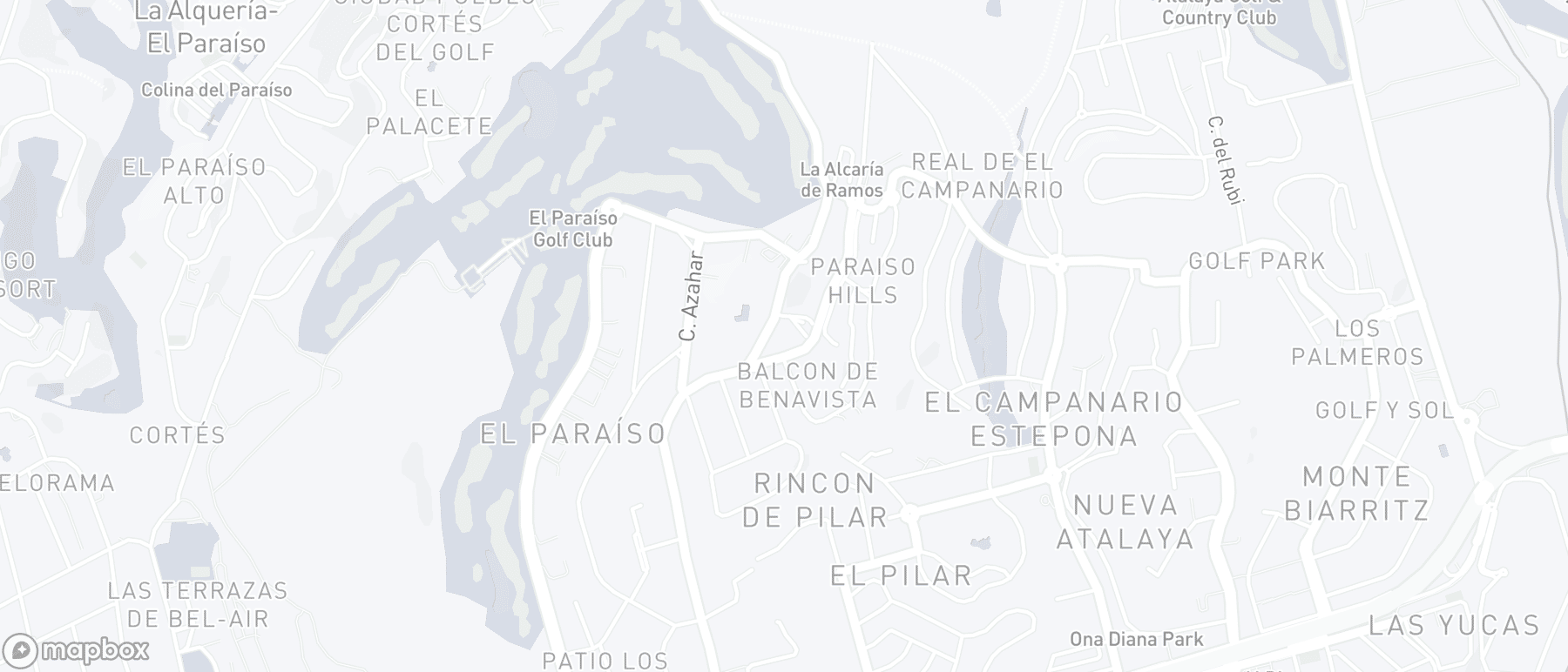 Mapa de ubicación de la propiedad, Los Altos del Paraiso, Estepona