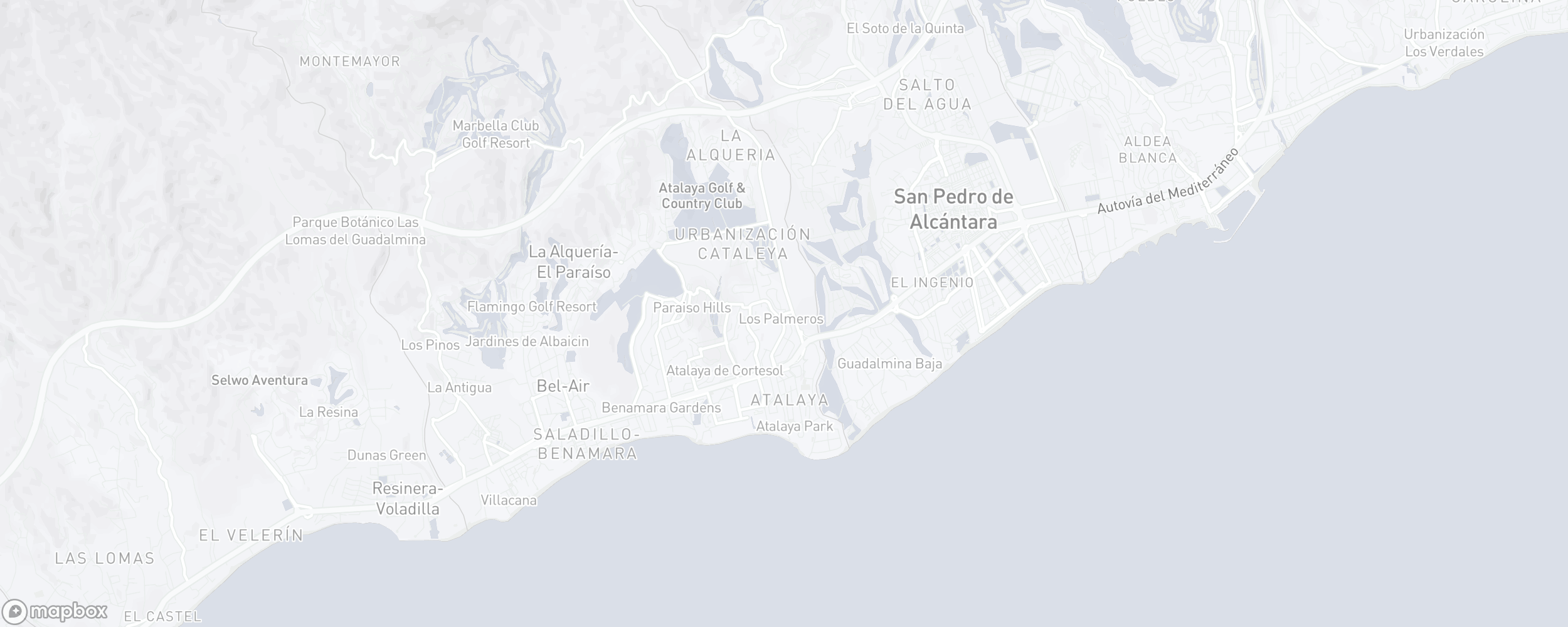 Mapa de ubicación de la propiedad, Monte Biarritz, Estepona Este