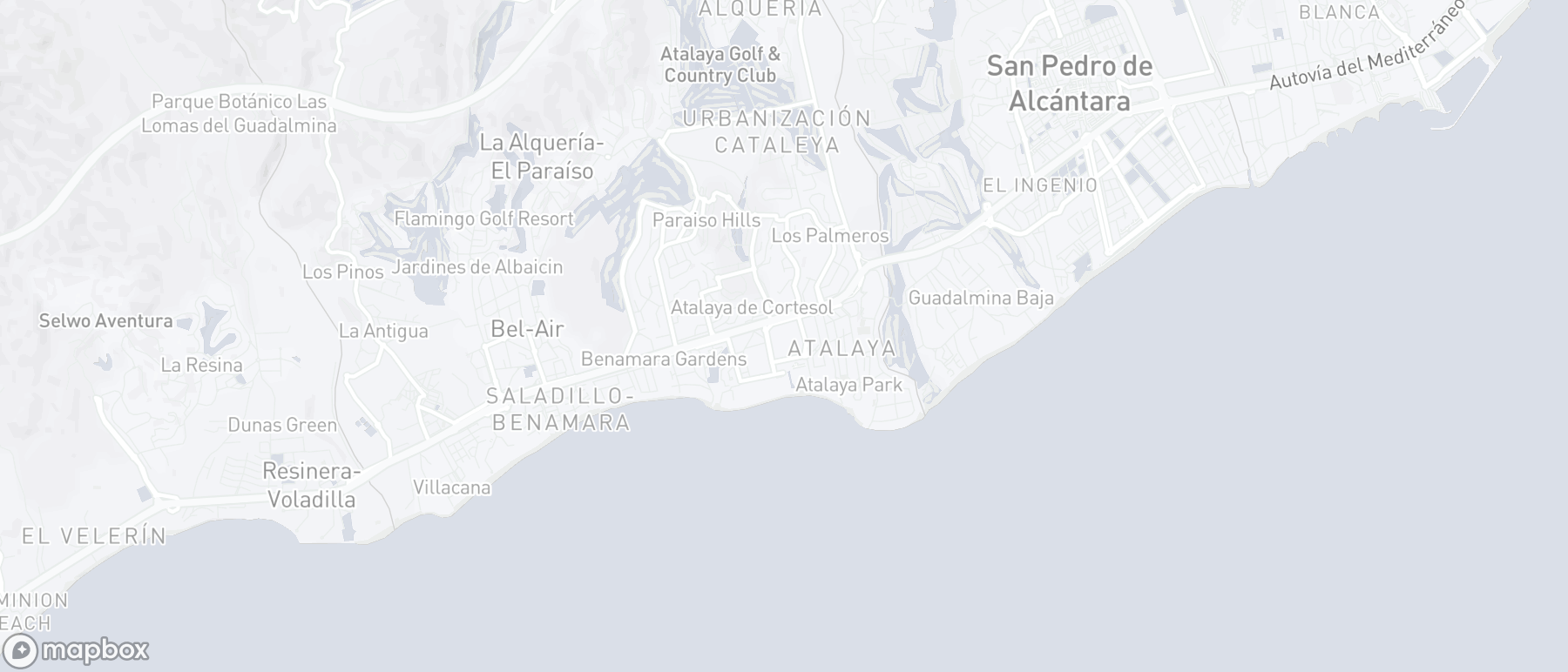 Mapa de ubicación de la propiedad, Hacienda del Sol, Estepona Este