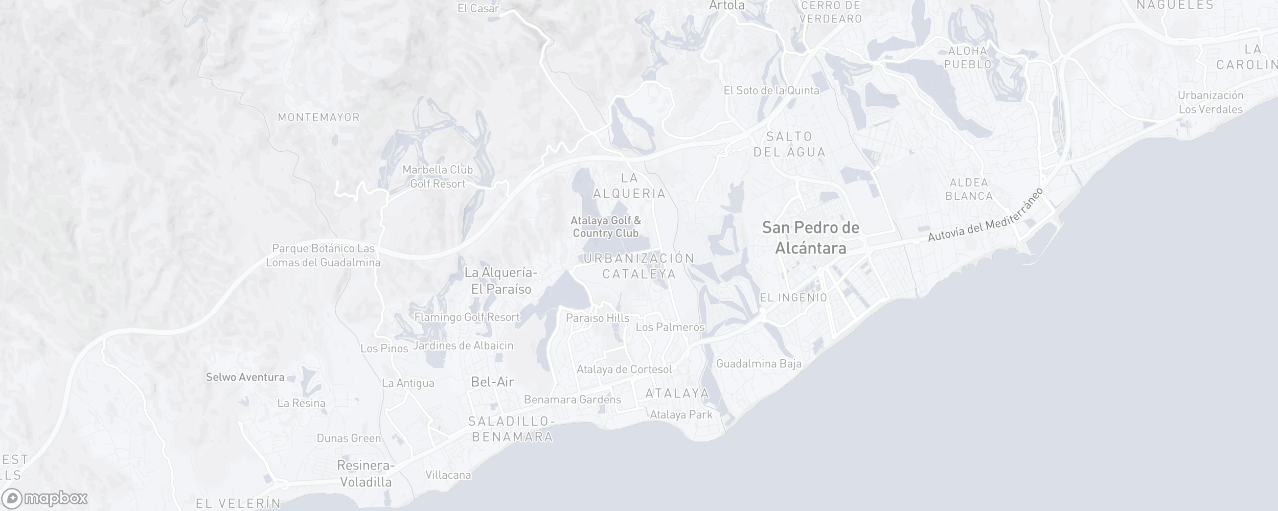 Mapa de ubicación de la propiedad, Atalaya, Estepona Este