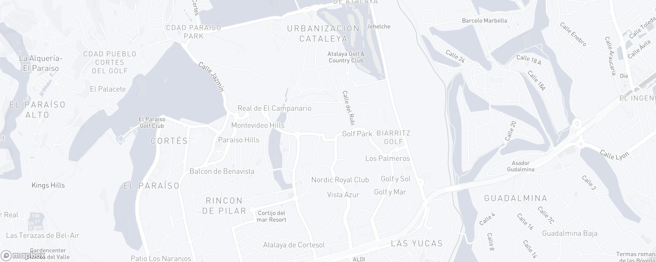 Mapa de ubicación de la propiedad, Nueva Atalaya, Estepona Este