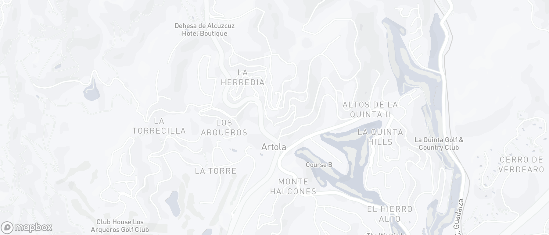 Carte de l'emplacement de la propriété, Las Colinas de Marbella, Benahavis