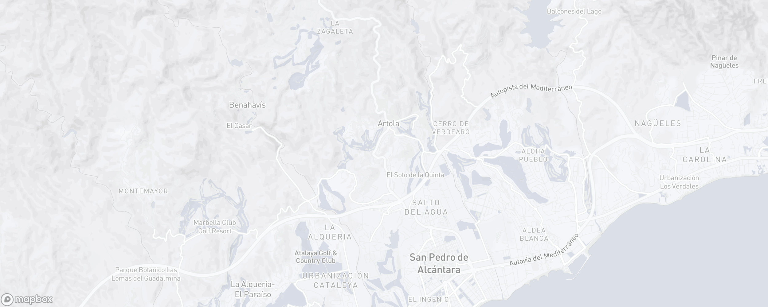 Mapa de ubicación de la propiedad, Monte Halcones, Benahavis