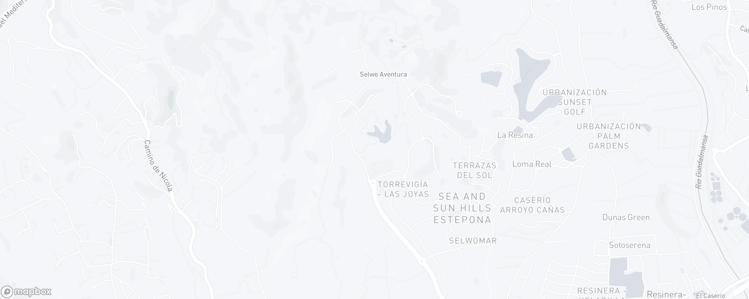 Carte de l'emplacement de la propriété, Selwo, Estepona Est