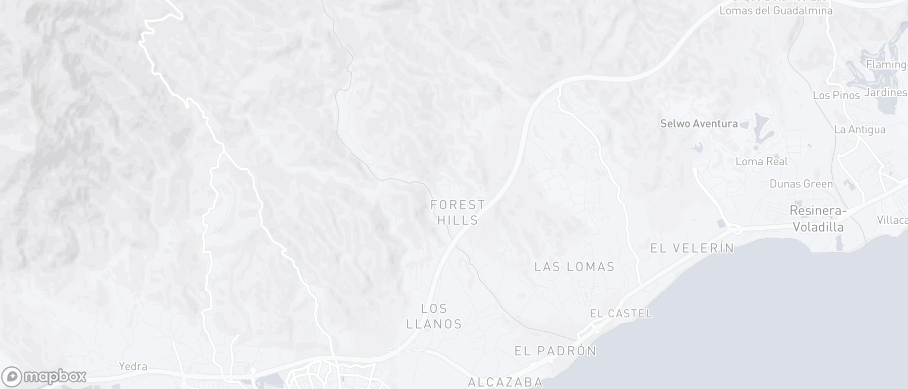 Mapa de ubicación de la propiedad, Forest Hills, Altos de Estepona