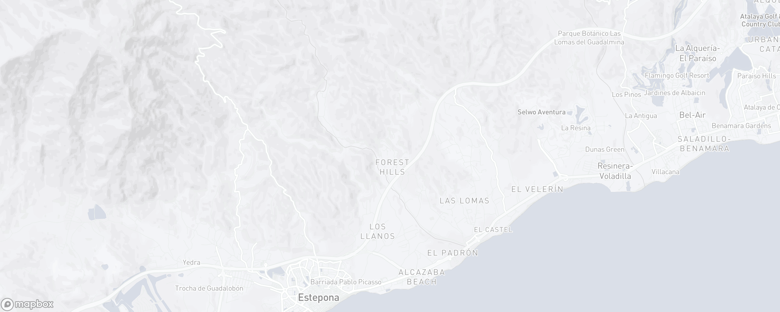 Mapa de ubicación de la propiedad, Forest Hills, Altos de Estepona