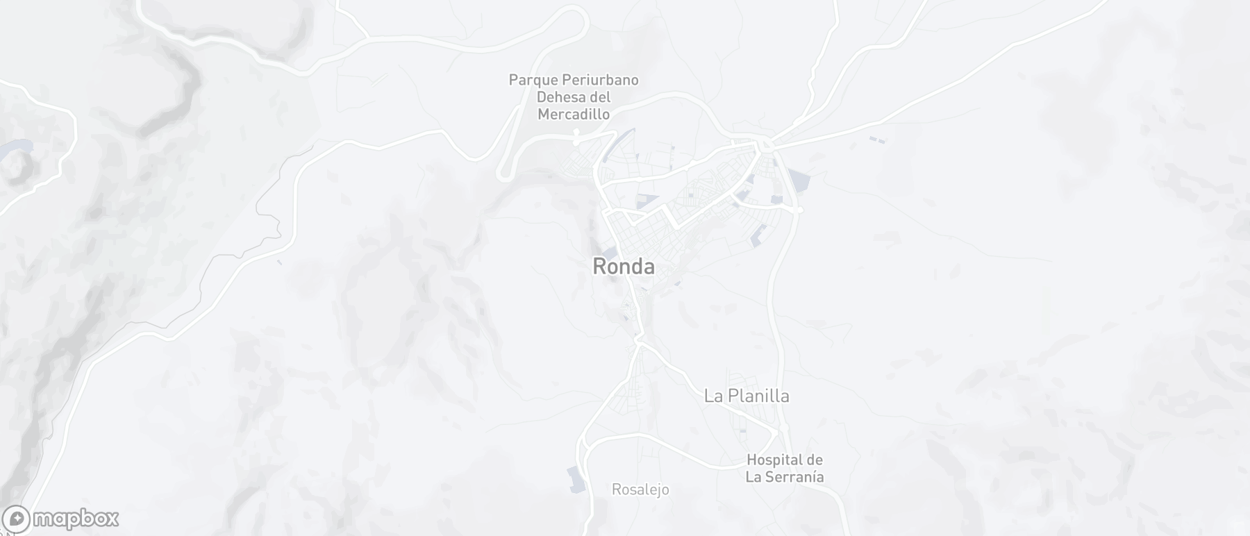 Lageplan der Immobilie, Ronda
