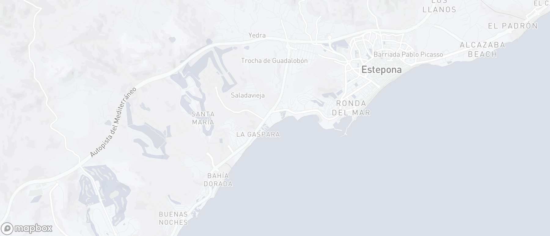 Carte de l'emplacement de la propriété, The Island, Estepona Ouest