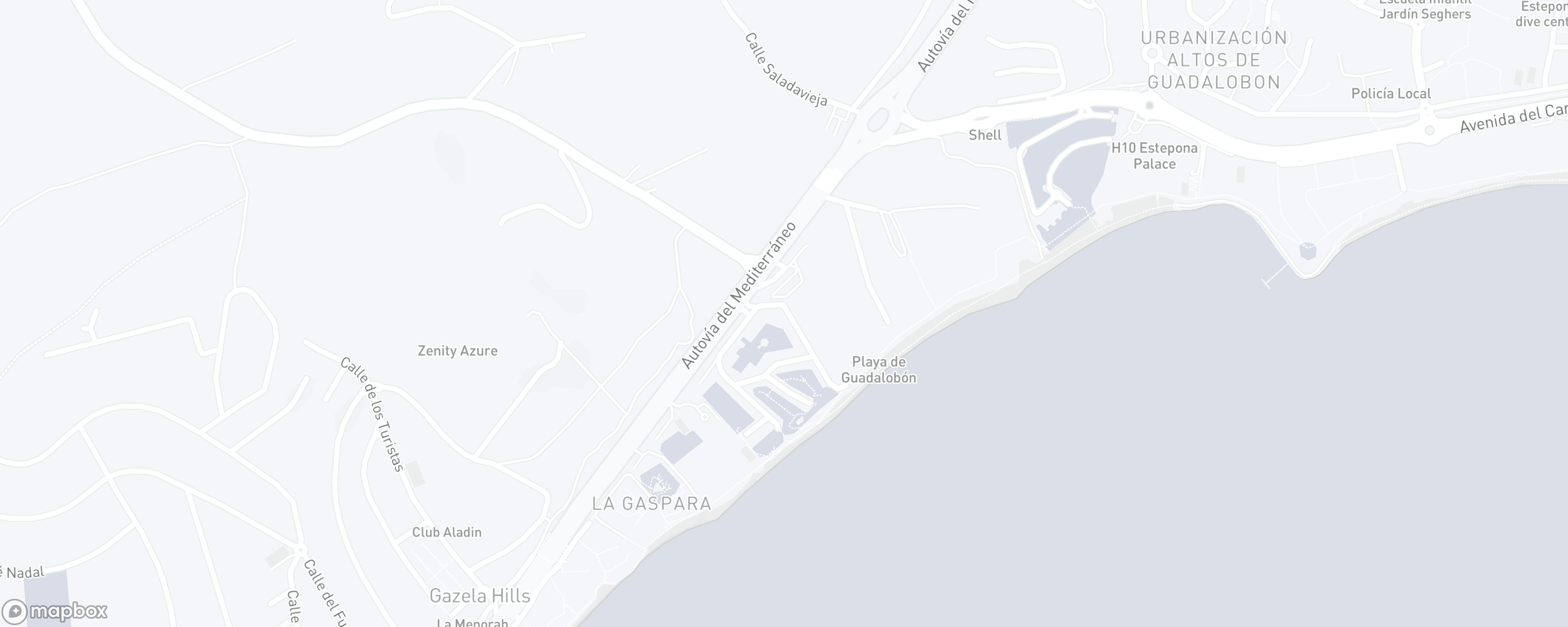 Mapa de ubicación de la propiedad, Guadalobon, Estepona Oeste