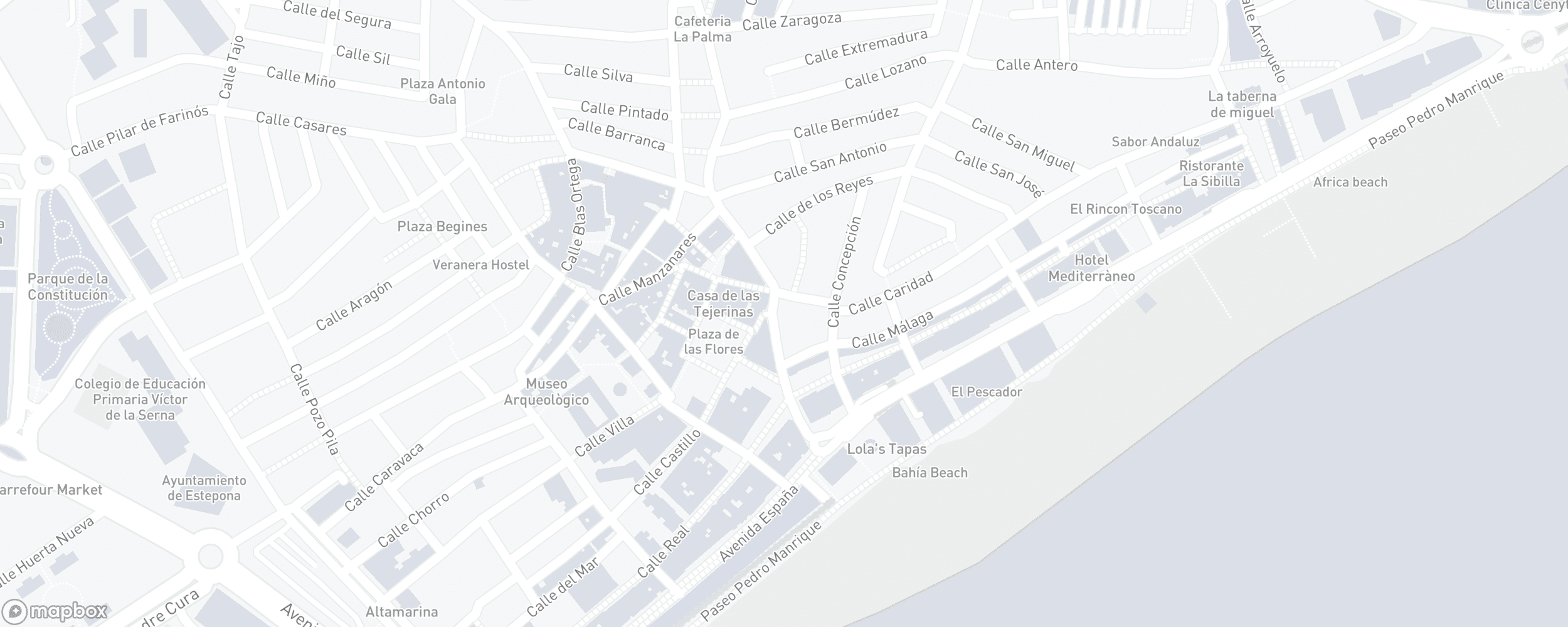 Mapa de ubicación de la propiedad, Estepona Casco Antiguo, Estepona Ciudad