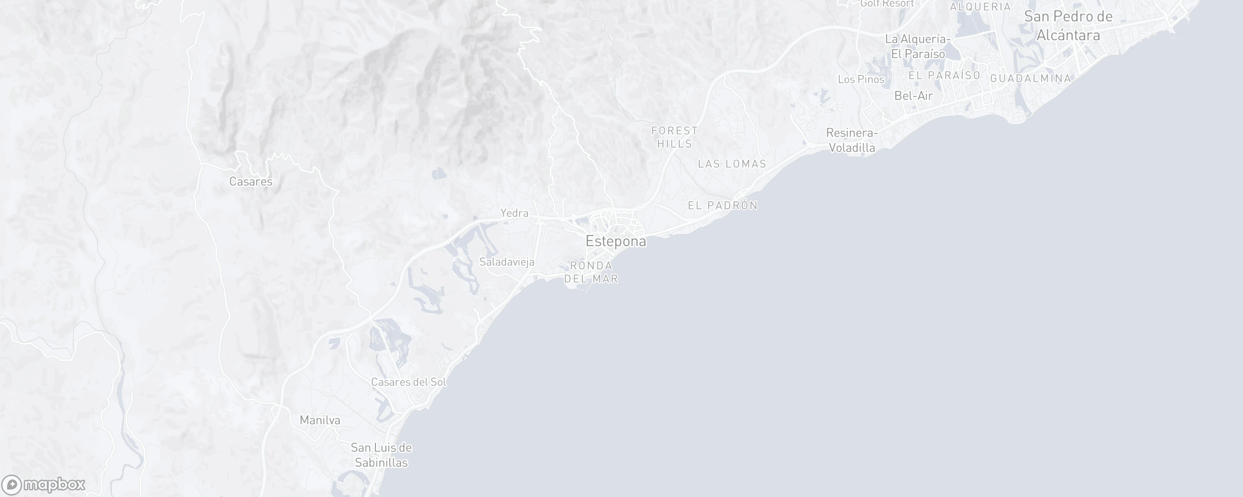 Mapa de ubicación de la propiedad, Estepona