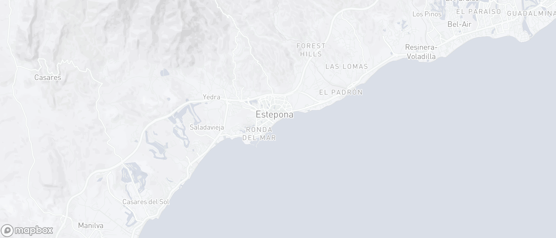 Carte de l'emplacement de la propriété, Estepona