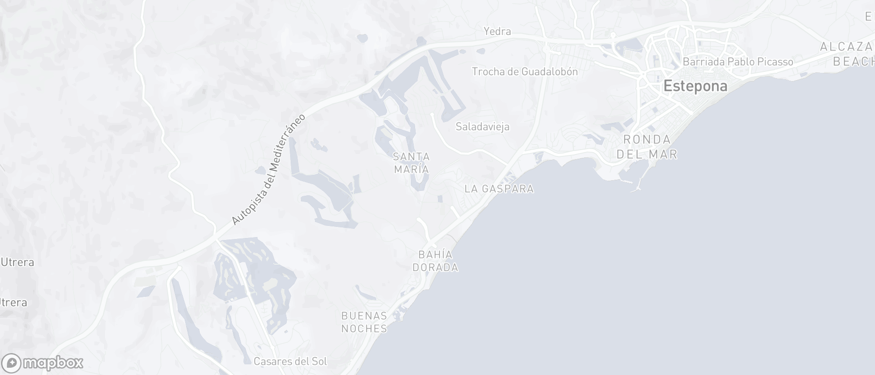 Carte de l'emplacement de la propriété, Azahar de Estepona, Estepona Ouest