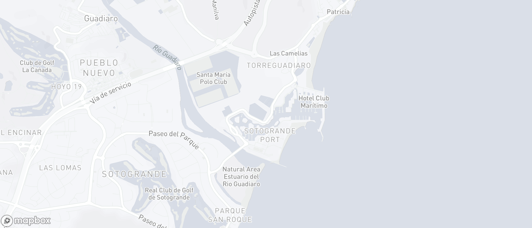 Mapa de ubicación de la propiedad, Sotogrande