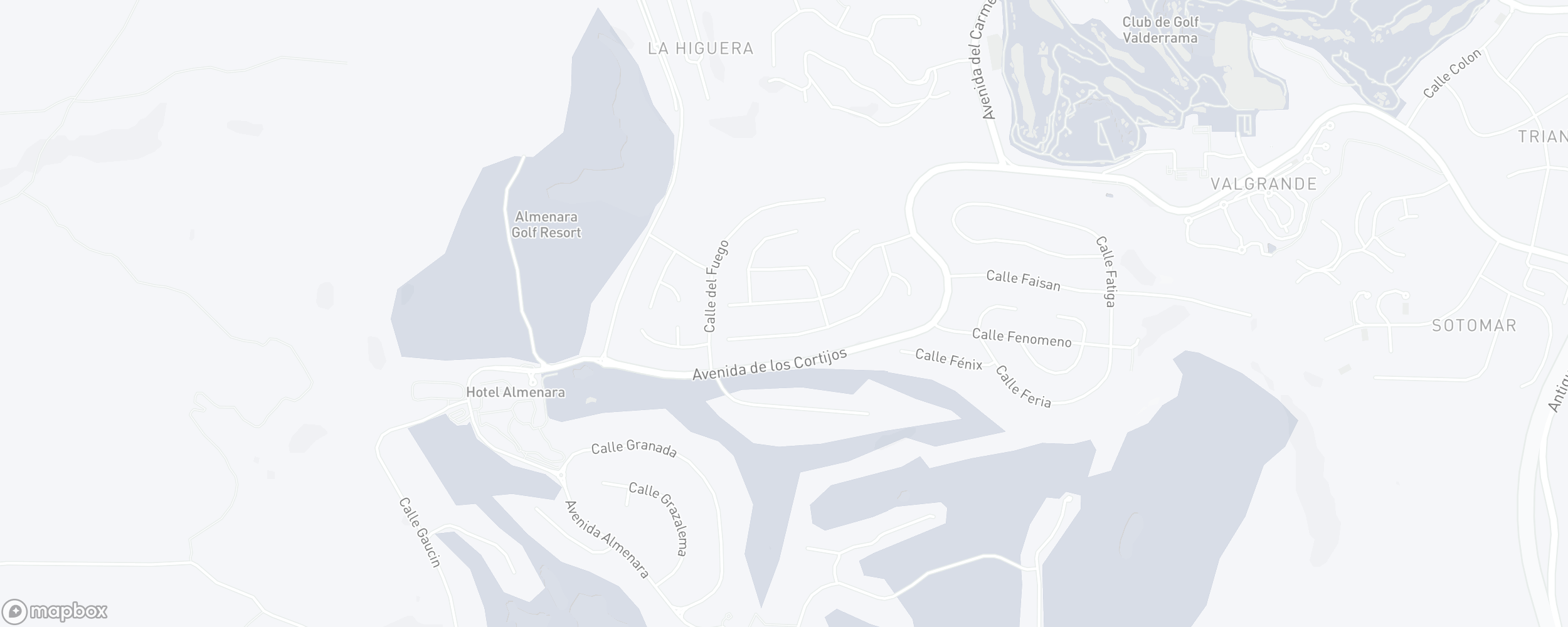 Carte de l'emplacement de la propriété, Sotogrande Alto