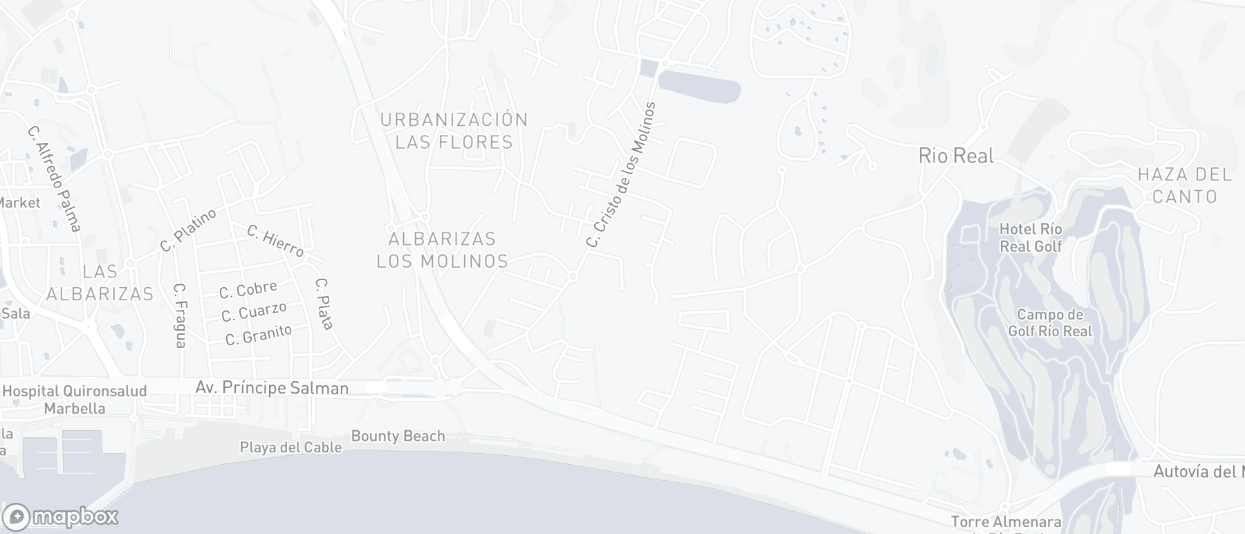 Lageplan der Immobilie, El Real Panorama, Marbella Ost