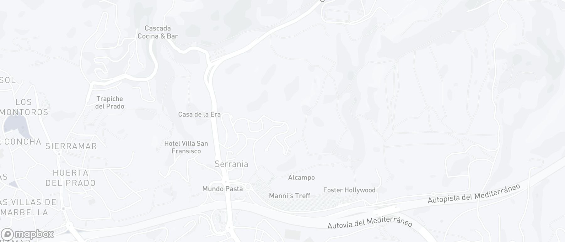 Mapa de ubicación de la propiedad, Cañada Homes, Marbella Ciudad