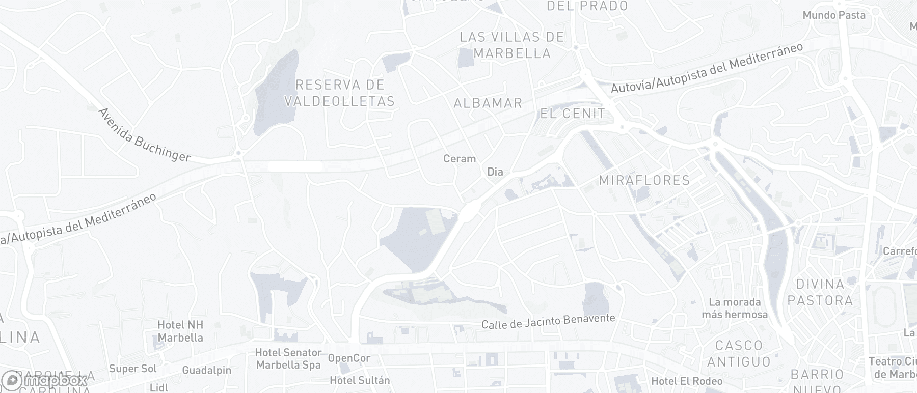 Lageplan der Immobilie, El Higueral, Marbella Stadt