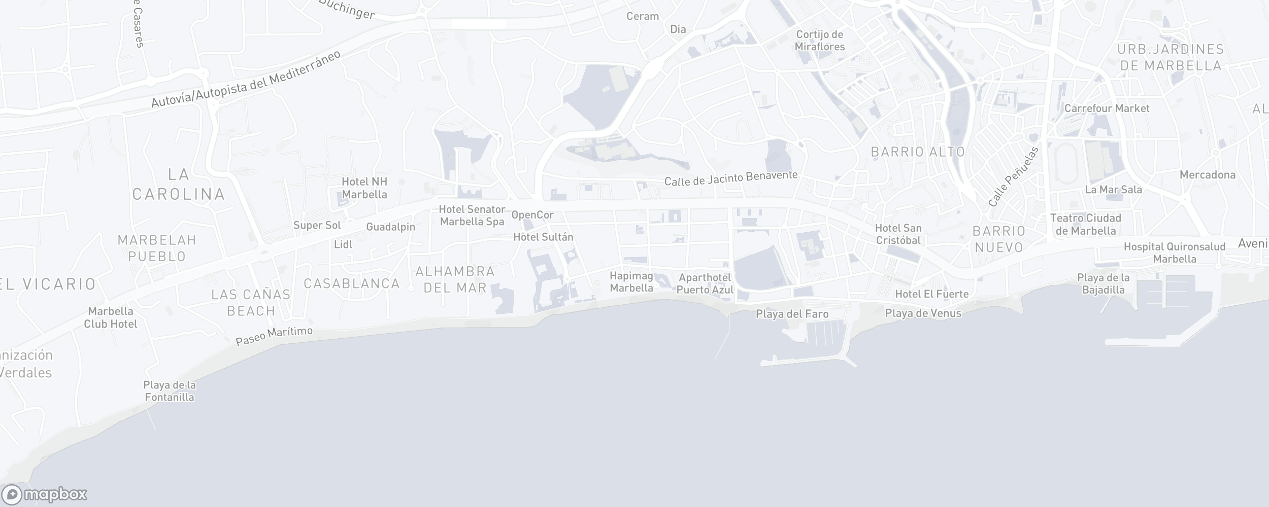 Mapa de ubicación de la propiedad, Atrium, Marbella Ciudad