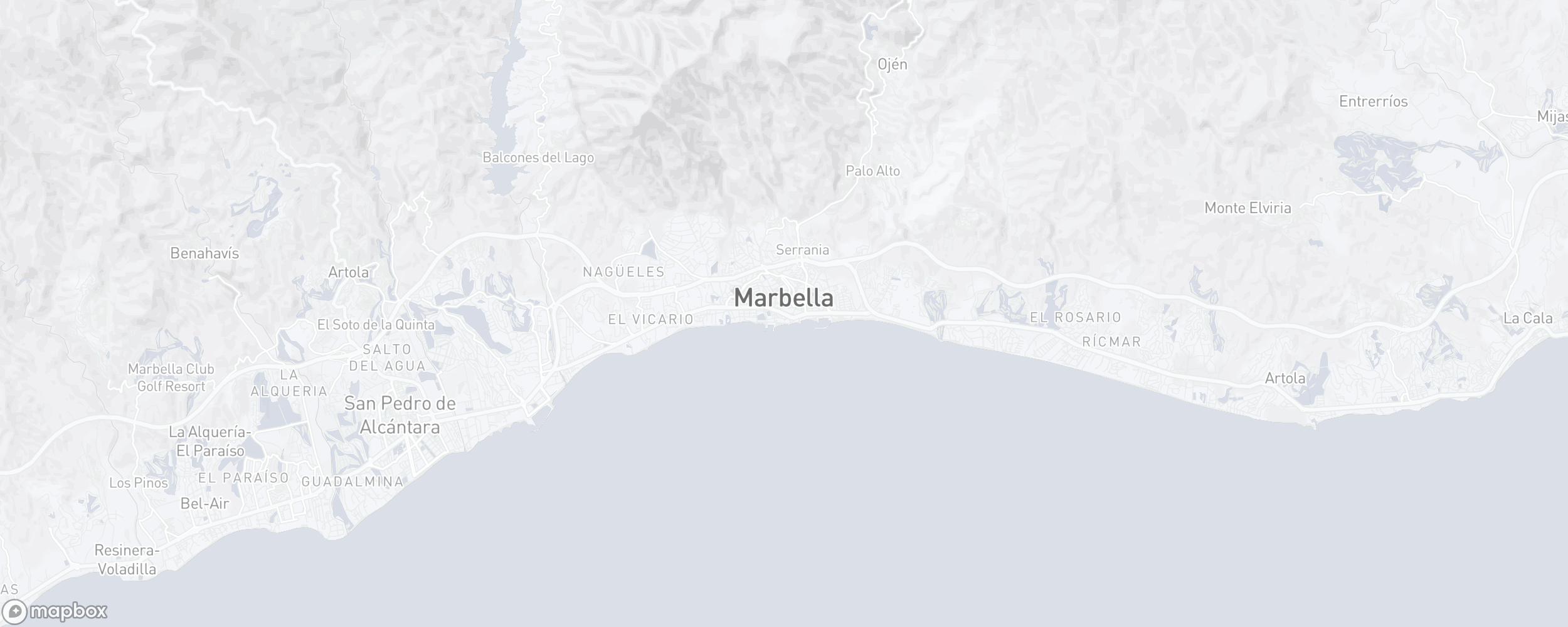 Property Location Map, Marbella Town Centre