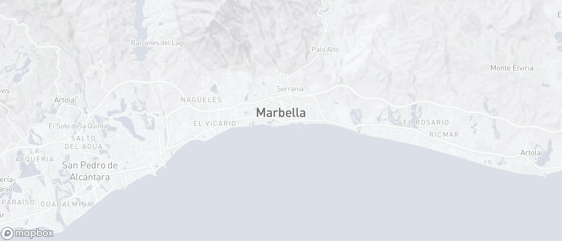 Lageplan der Immobilie, Marbella Stadt