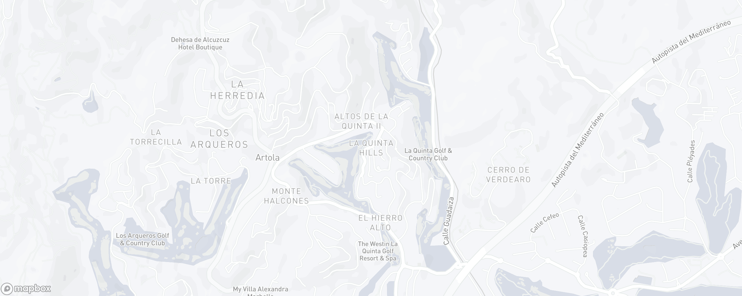 Lageplan der Immobilie, La Quinta Hills, Benahavis