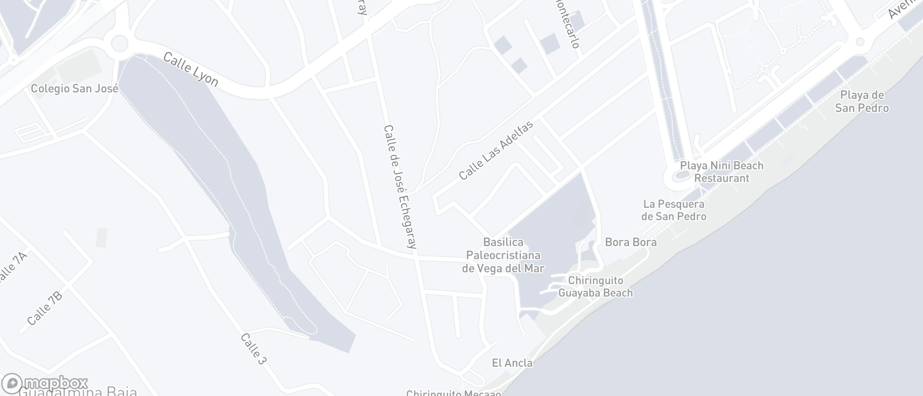 Mapa de ubicación de la propiedad, Linda Vista Baja, San Pedro de Alcantara