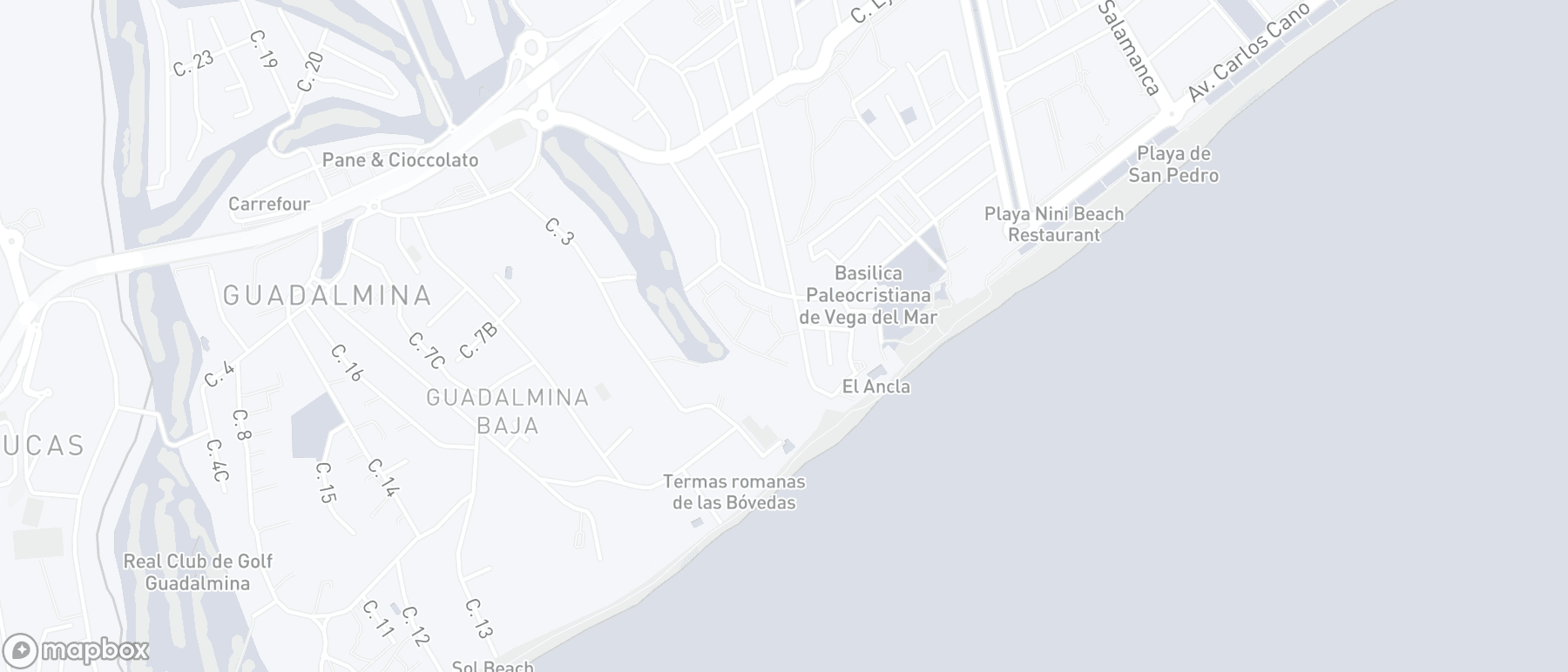 Carte de l'emplacement de la propriété, Guadalvillas, San Pedro de Alcantara
