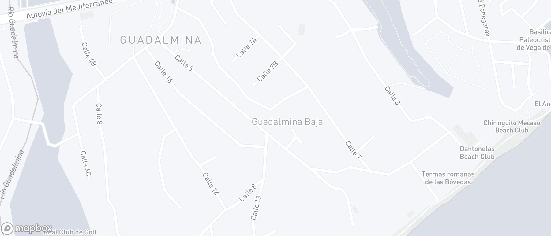 Property Location Map, Guadalmina Baja, San Pedro de Alcantara