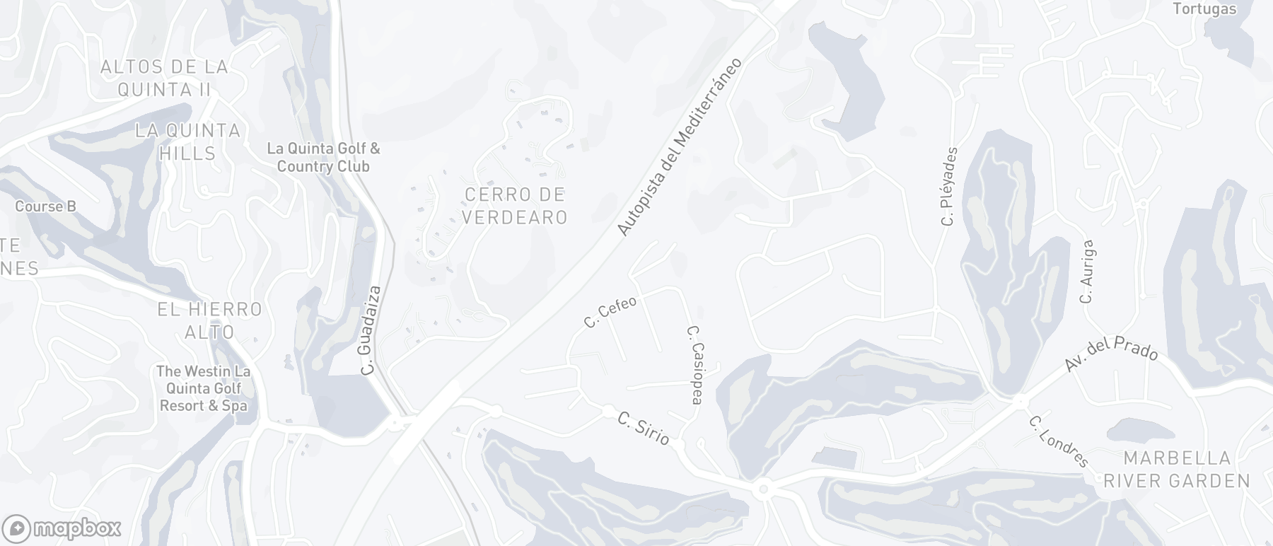 Lageplan der Immobilie, La Quinta Village, Nueva Andalucia