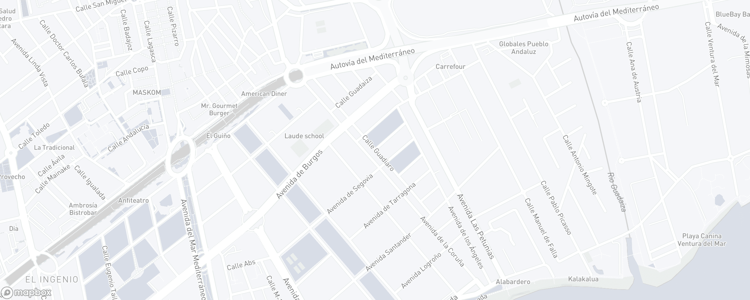 Property Location Map, Los Angeles, San Pedro de Alcantara