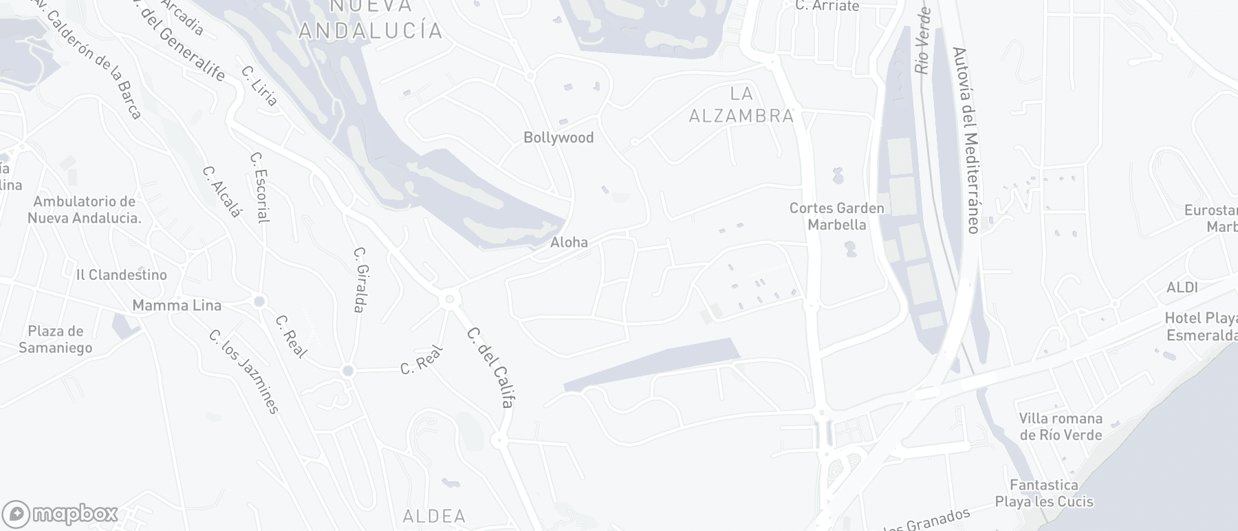 Mapa de ubicación de la propiedad, El Palmeral, Nueva Andalucia