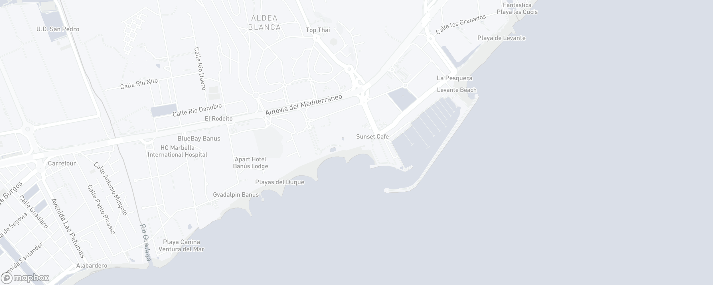 Mapa de ubicación de la propiedad, Gray D'Albion, Puerto Banus