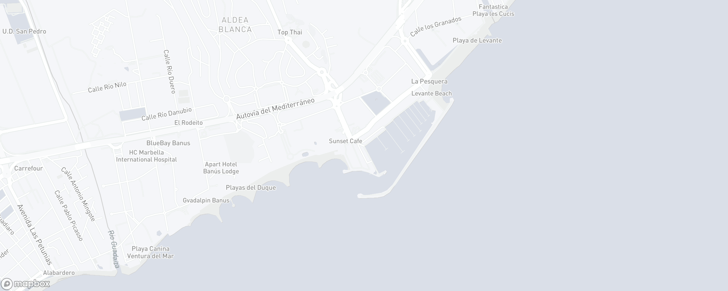 Mapa de ubicación de la propiedad, Puerto Banus, Marbella