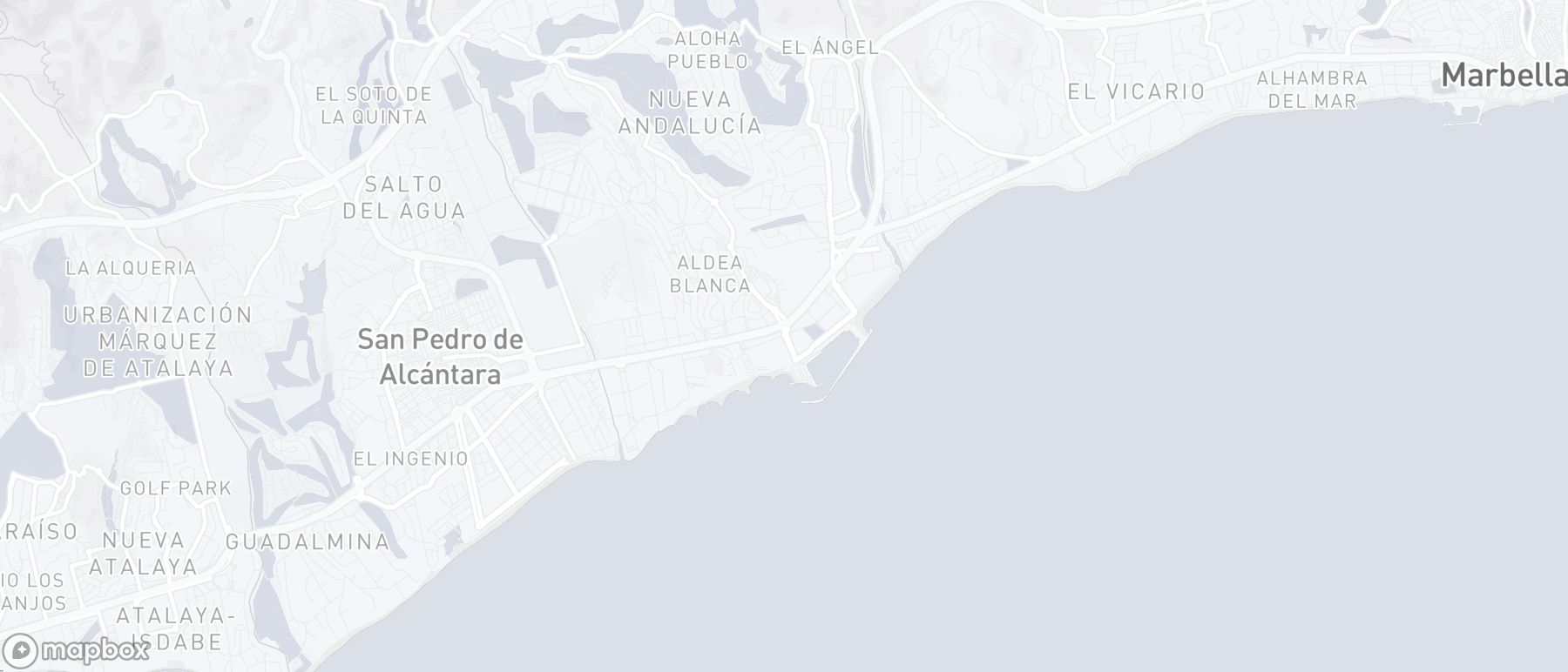 Mapa de ubicación de la propiedad, Puerto Banús, Marbella
