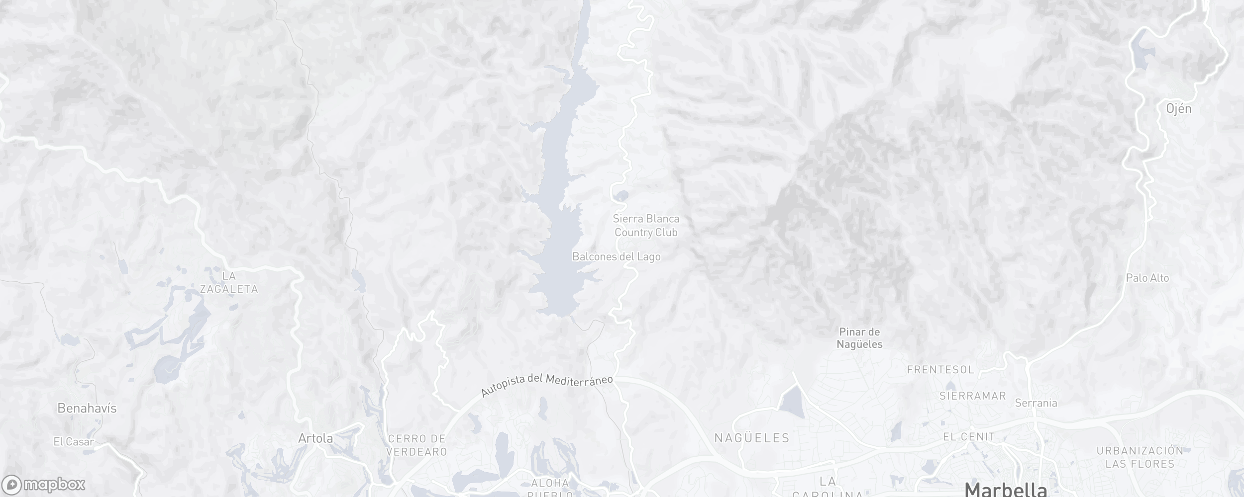 Mapa de ubicación de la propiedad, Cerros del Lago, Istan