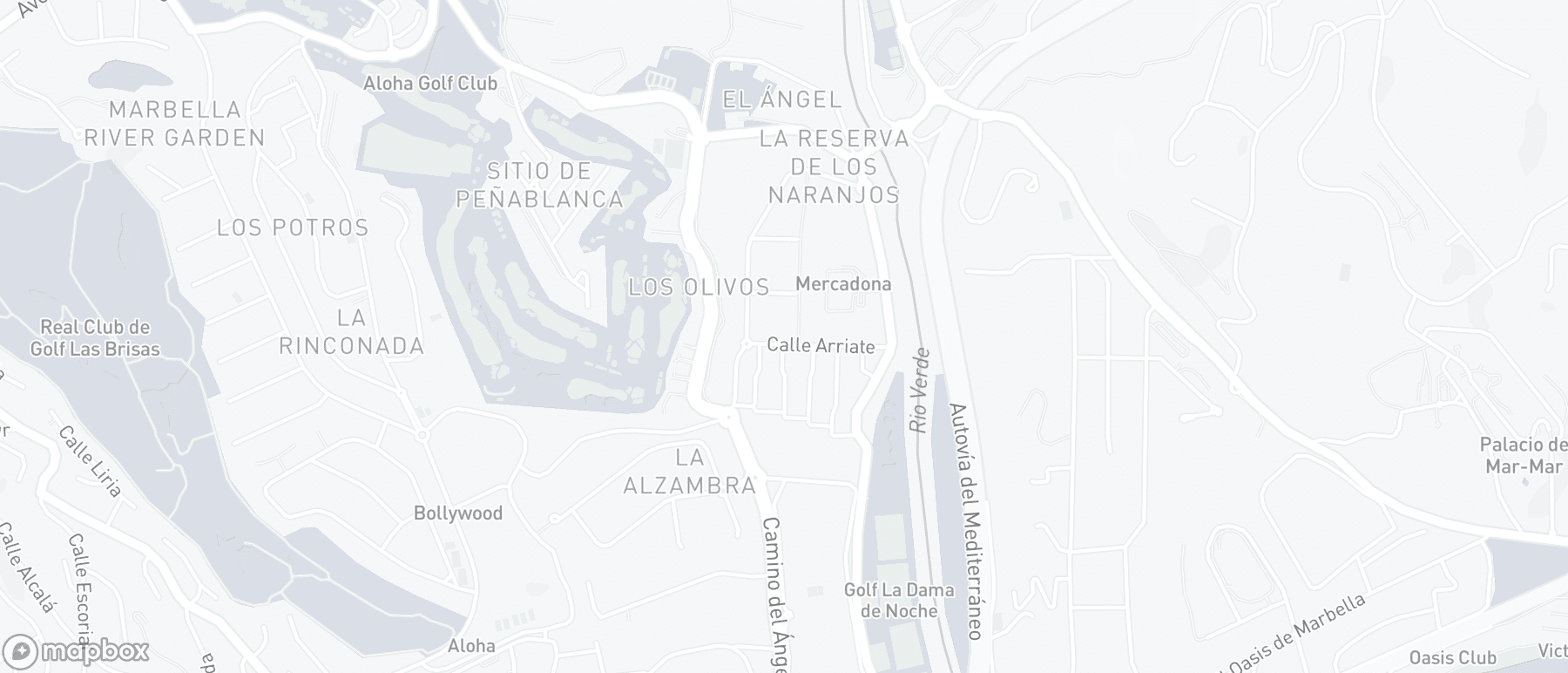 Mapa de ubicación de la propiedad, Los Naranjos de Marbella, Nueva Andalucia