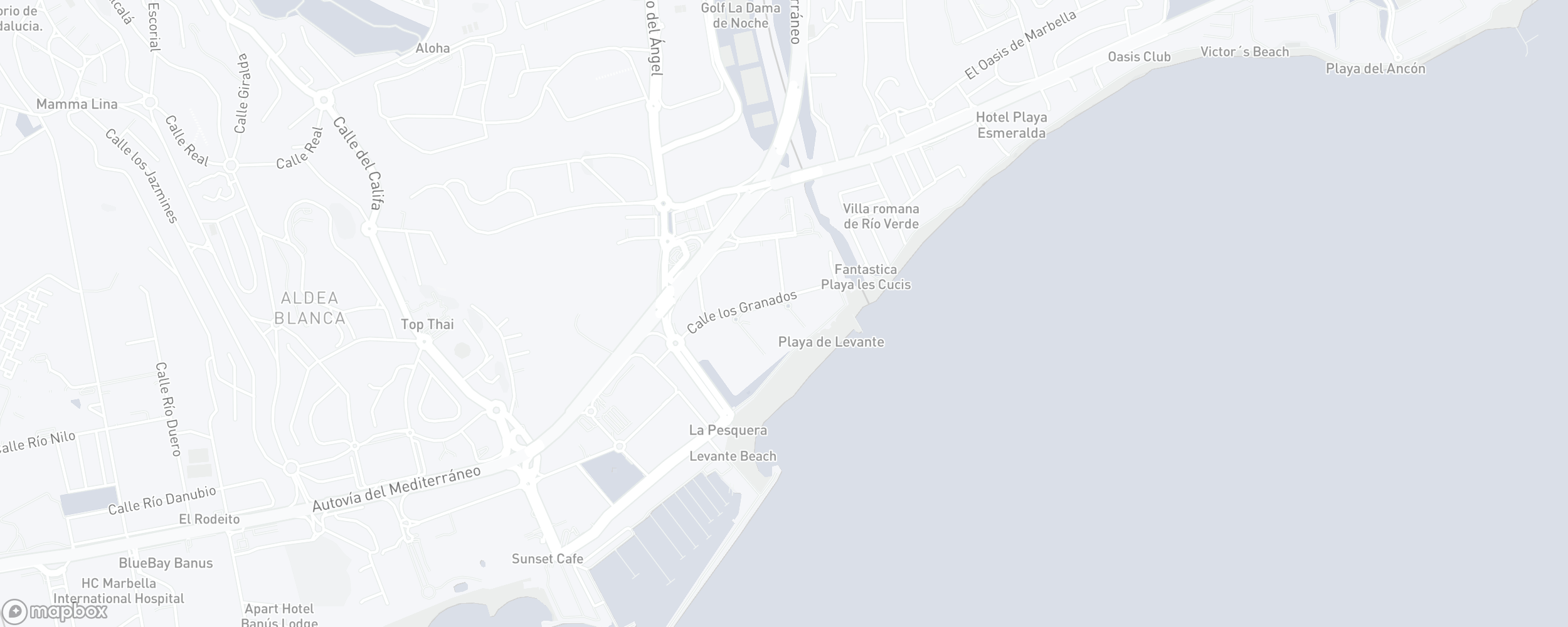 Mapa de ubicación de la propiedad, Los Granados, Puerto Banus