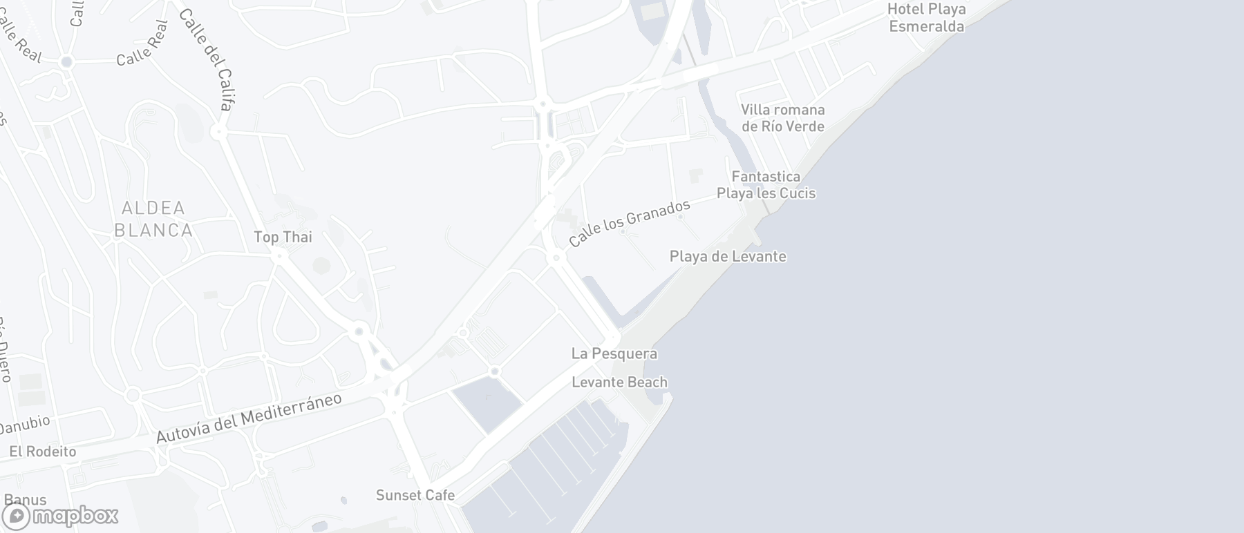 Carte de l'emplacement de la propriété, Playa Rocio, Puerto Banus