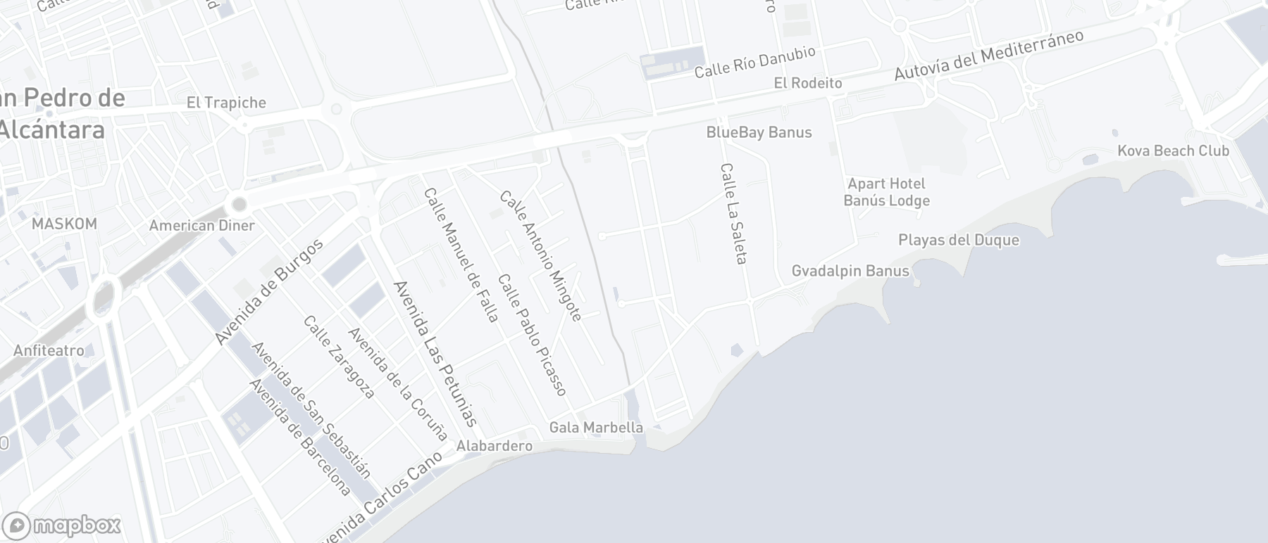 Property Location Map, Azalea Beach, Puerto Banus