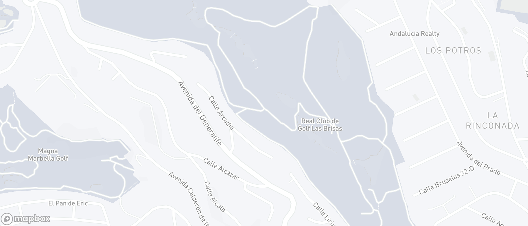 Mapa de ubicación de la propiedad, Las Brisas, Nueva Andalucia