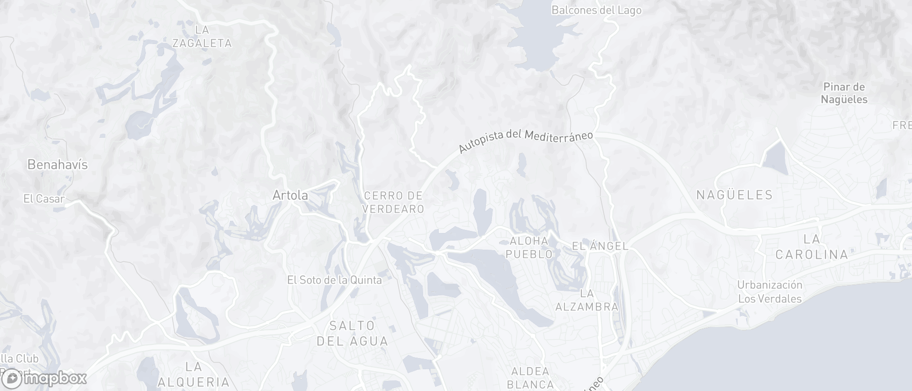 Carte de l'emplacement de la propriété, Palacetes Los Belvederes, Nueva Andalucia