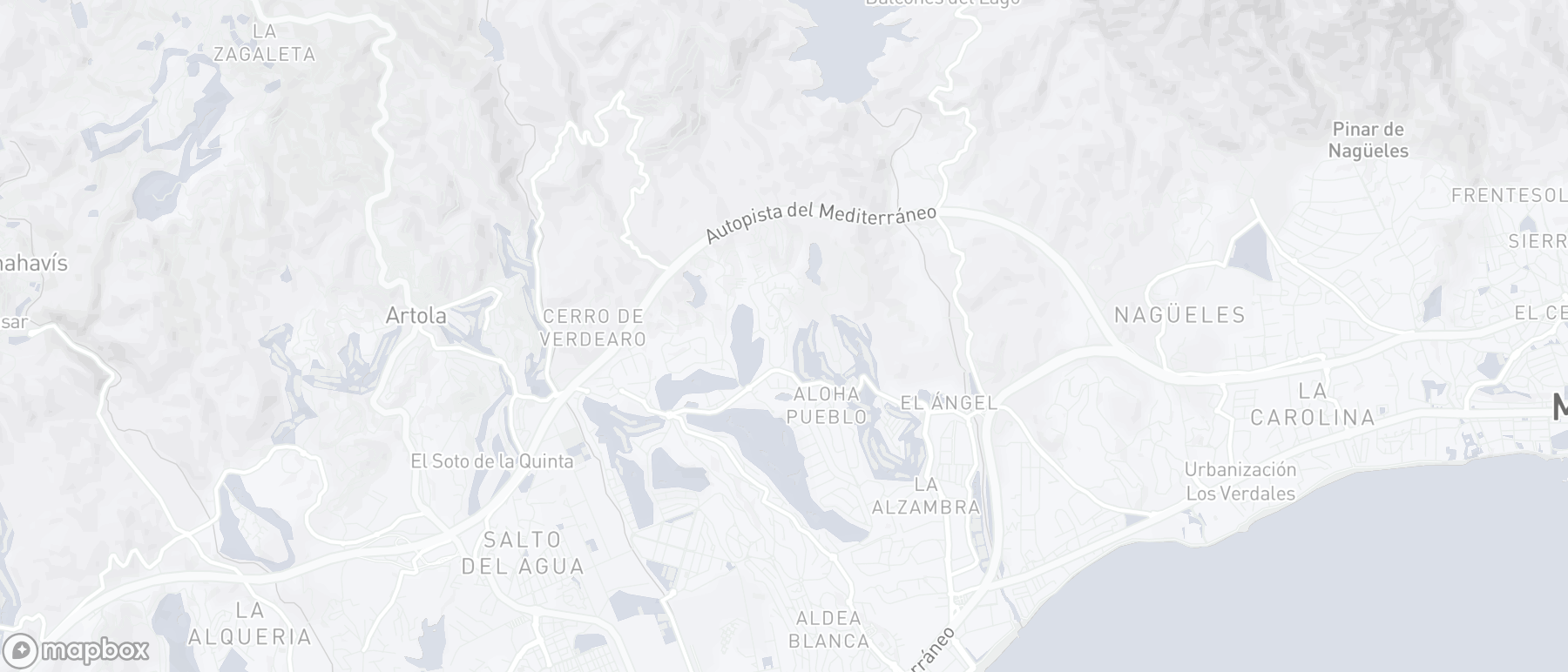 Carte de l'emplacement de la propriété, Pueblo de Las Brisas, Nueva Andalucia