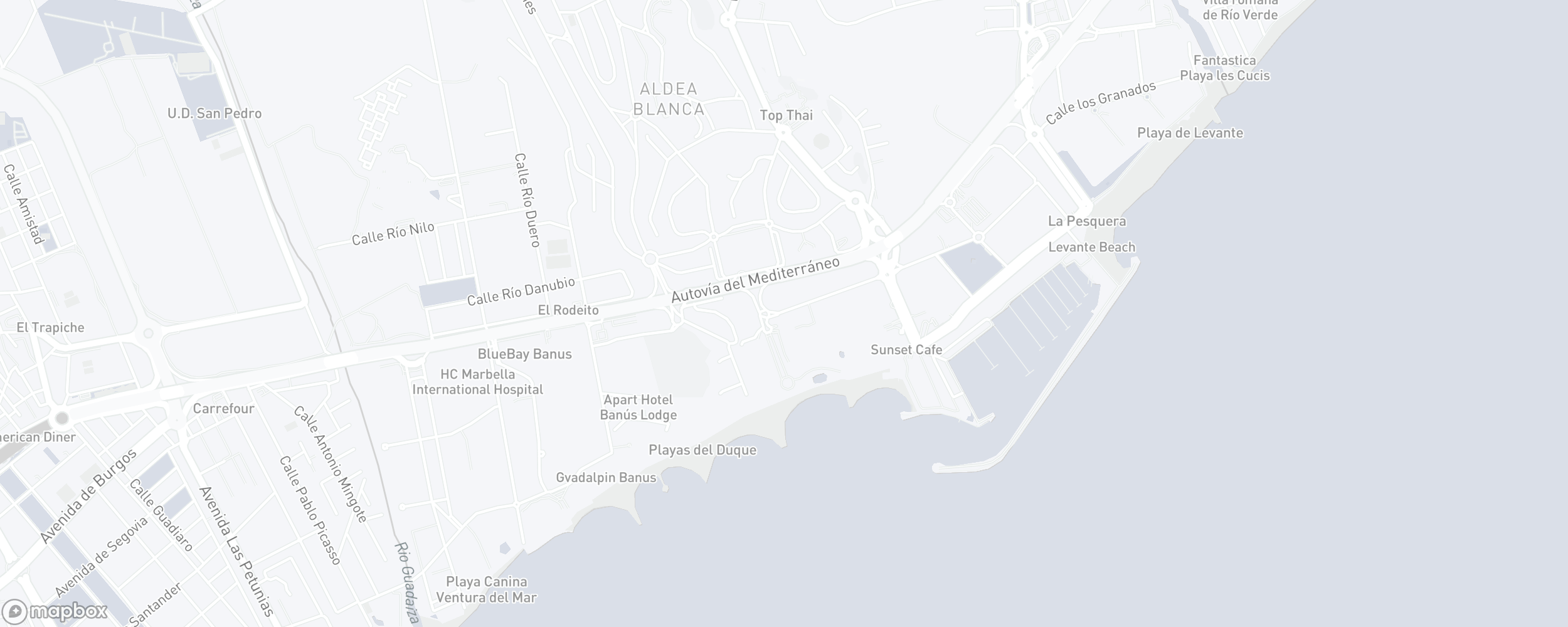 Mapa de ubicación de la propiedad, Puerto Banus, Marbella