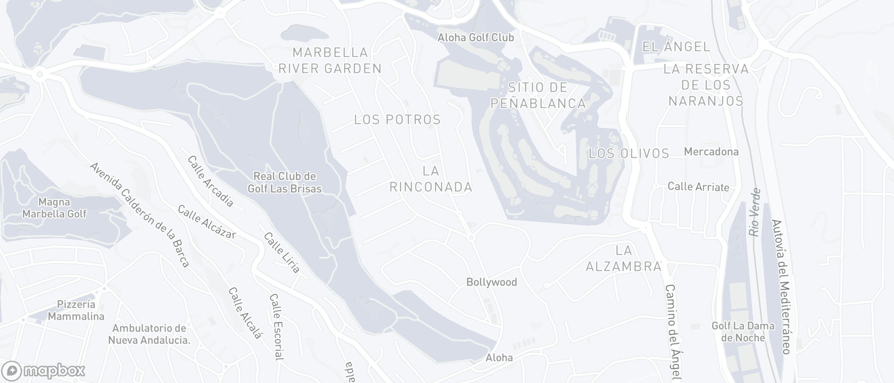 Carte de l'emplacement de la propriété, Aloha, Nueva Andalucia