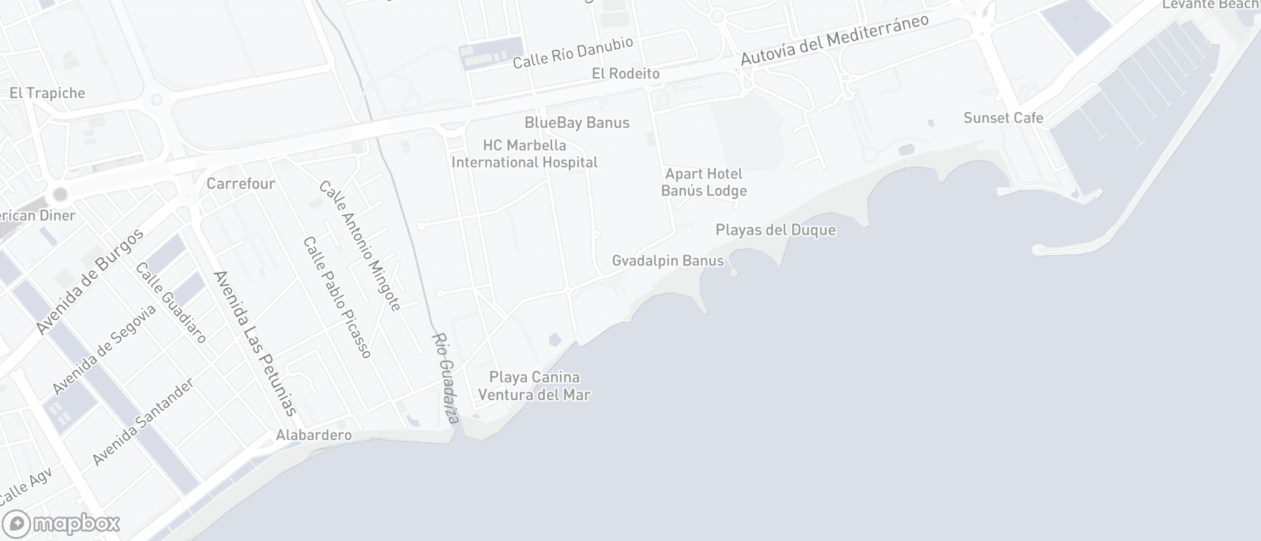 Carte de l'emplacement de la propriété, La Herradura, Puerto Banus