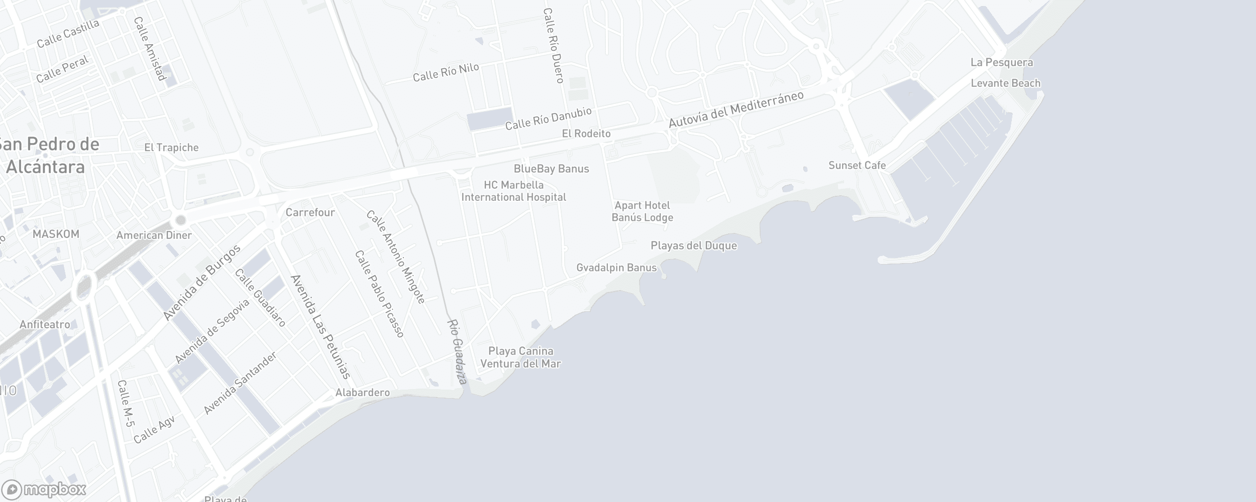 Mapa de ubicación de la propiedad, Casa Nova, Puerto Banus