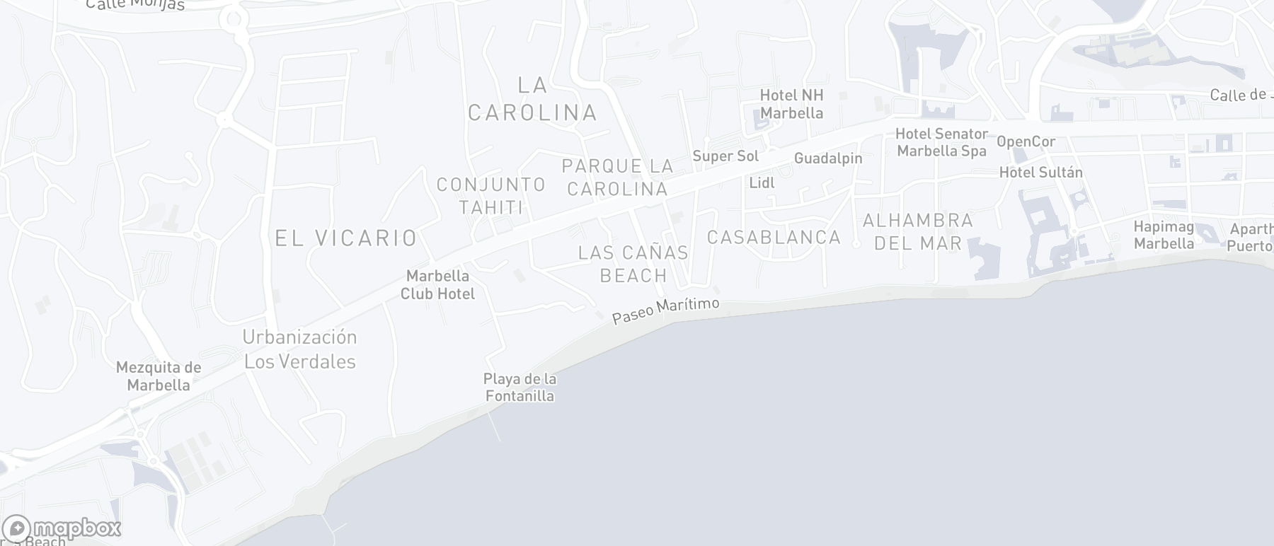 Property Location Map, Santa Margarita, Marbella Golden Mile